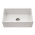 Houzer Platus Fireclay Apron Front Farmhouse Single Bowl Kitchen Sink