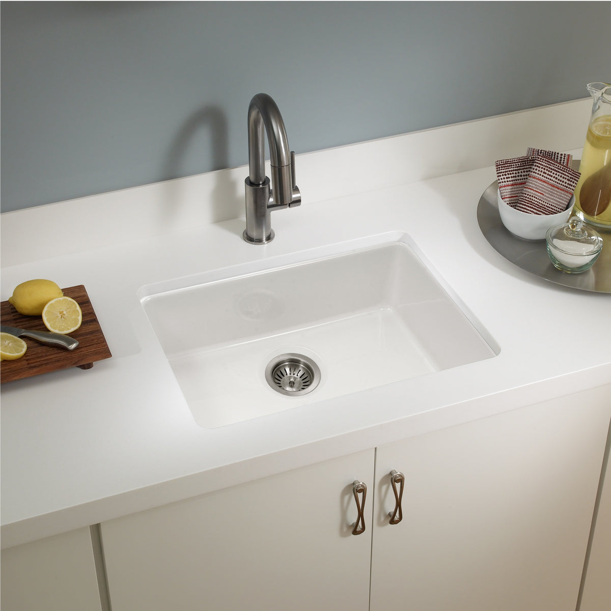 Houzer Fireclay Undermount Single Bowl Kitchen Sink - Parent
