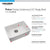 Houzer Fireclay Undermount Single Bowl Kitchen Sink - Parent