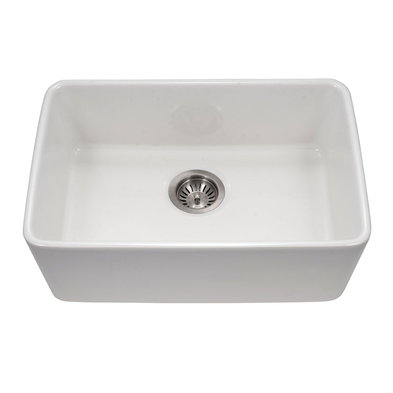 Houzer Fireclay Undermount Single Bowl Kitchen Sink - Parent