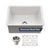 Houzer Fireclay Undermount Single Bowl Kitchen Sink