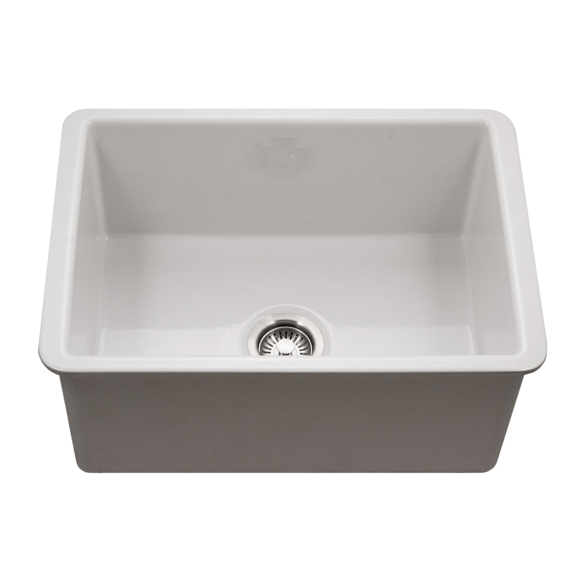 Houzer Fireclay Undermount Single Bowl Kitchen Sink