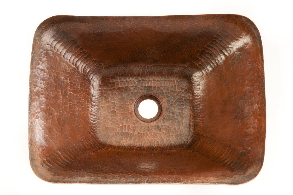 Premier Rectangle Copper Vessel Sink PVREC17