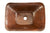 Premier Rectangle Copper Vessel Sink PVREC17