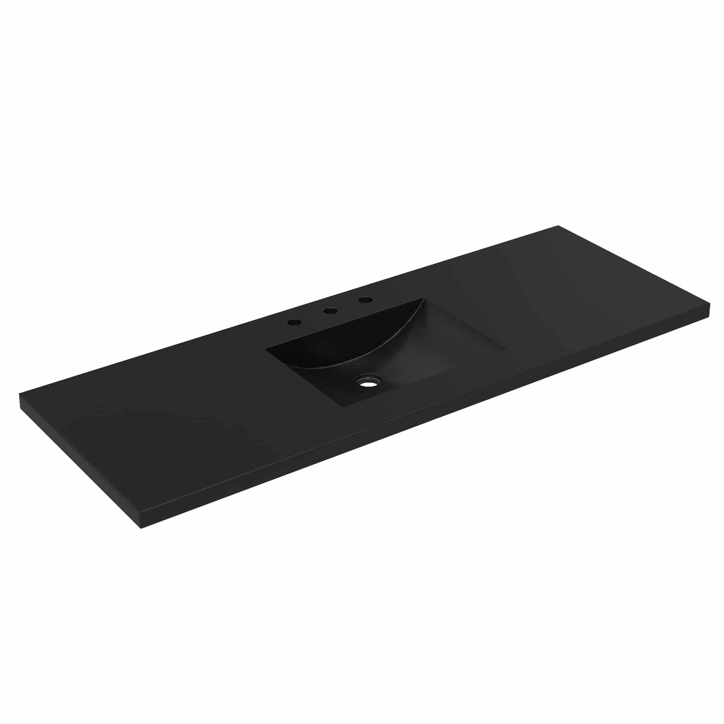 Native Trails NativeStone NSVNT60 60" Palomar Vanity Top with Integral Sink - 8" Widespread Cutout