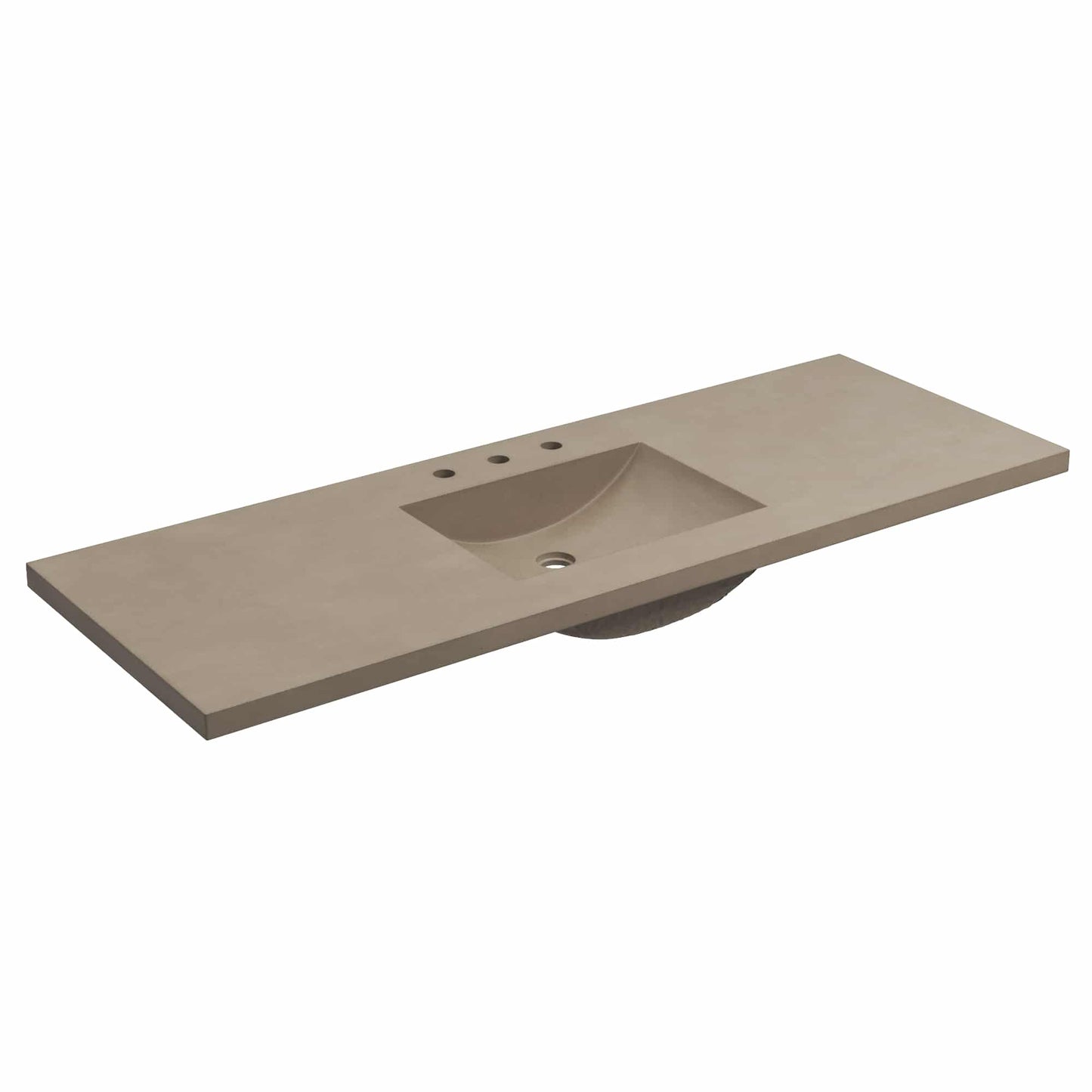 Native Trails NativeStone NSVNT60 60" Palomar Vanity Top with Integral Sink - 8" Widespread Cutout