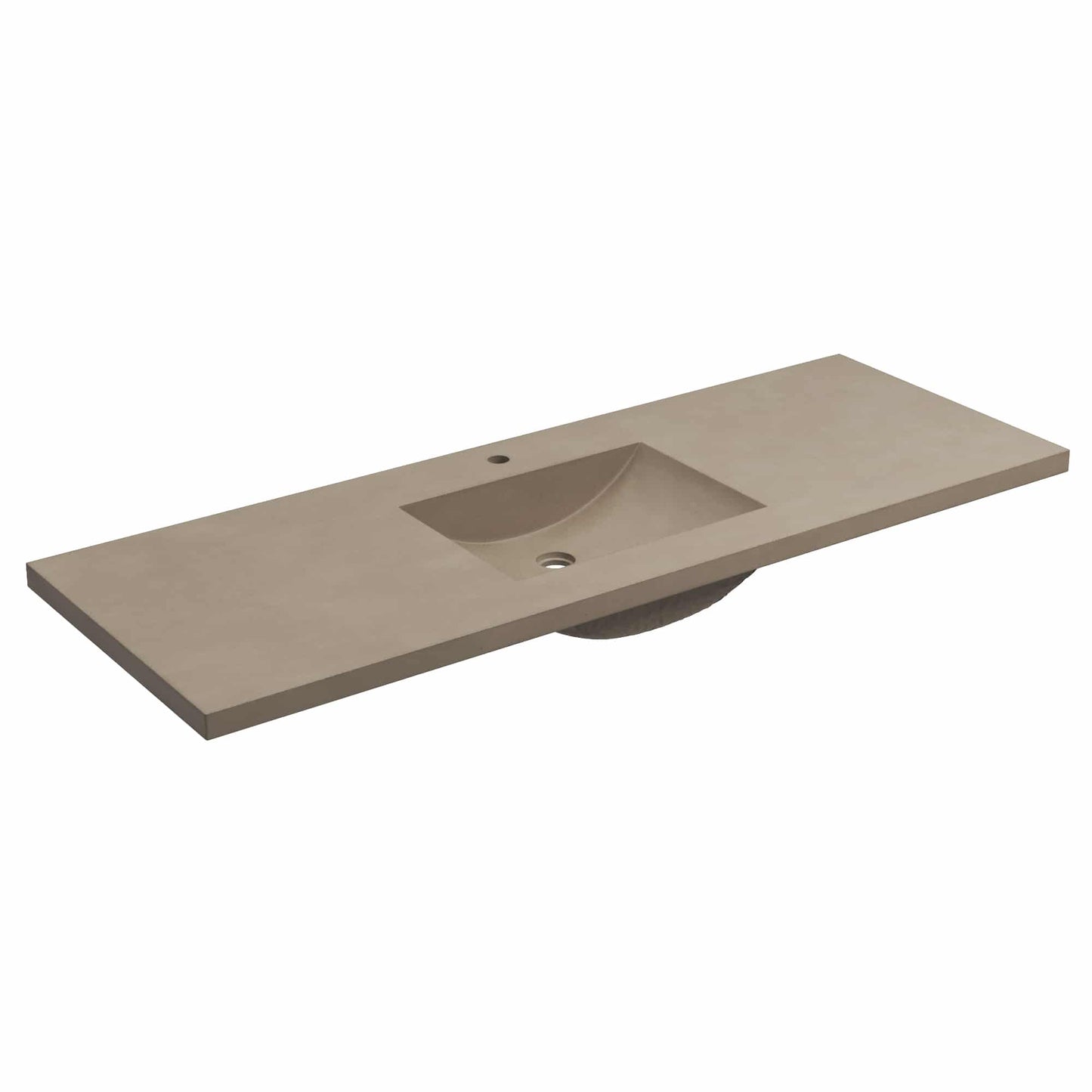 Native Trails NativeStone NSVNT60 60" Palomar Vanity Top with Integral Sink - Single Faucet Cutout