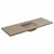 Native Trails NativeStone NSVNT60 60" Palomar Vanity Top with Integral Sink - Single Faucet Cutout