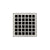 Infinity Drain QDB 4-P 4” x 4” QD 4 - Strainer - Lines Pattern & 2" Throat w/PVC Bonded Flange 2”, 3”, & 4” Outlet
