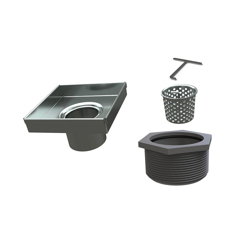 Quickdrain Square Drain Body - Parent