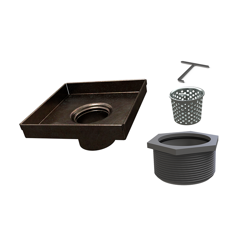 Quickdrain Square Drain Body