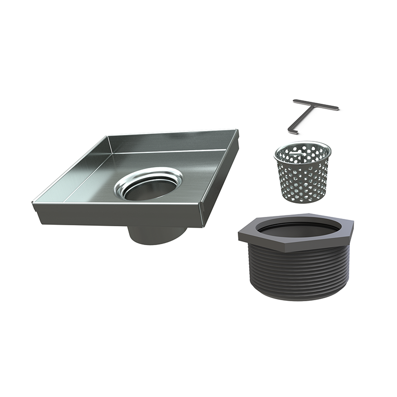 Quickdrain Square Drain Body