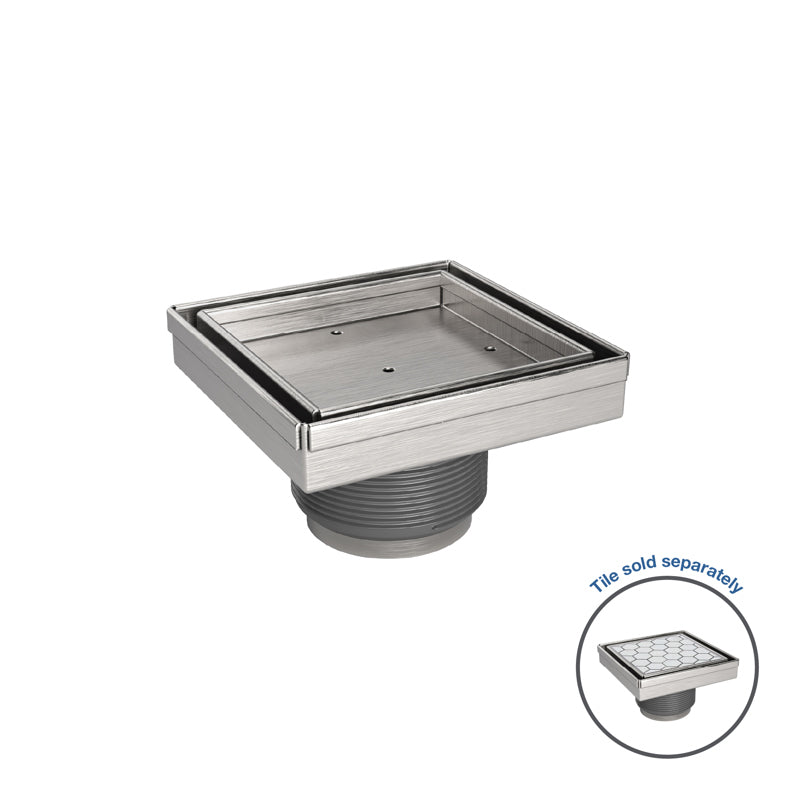 Quickdrain Square Drain Kit Tilein