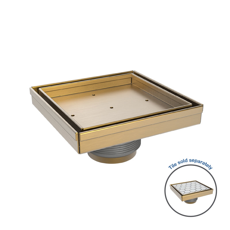 Quickdrain Square Drain Kit Tilein