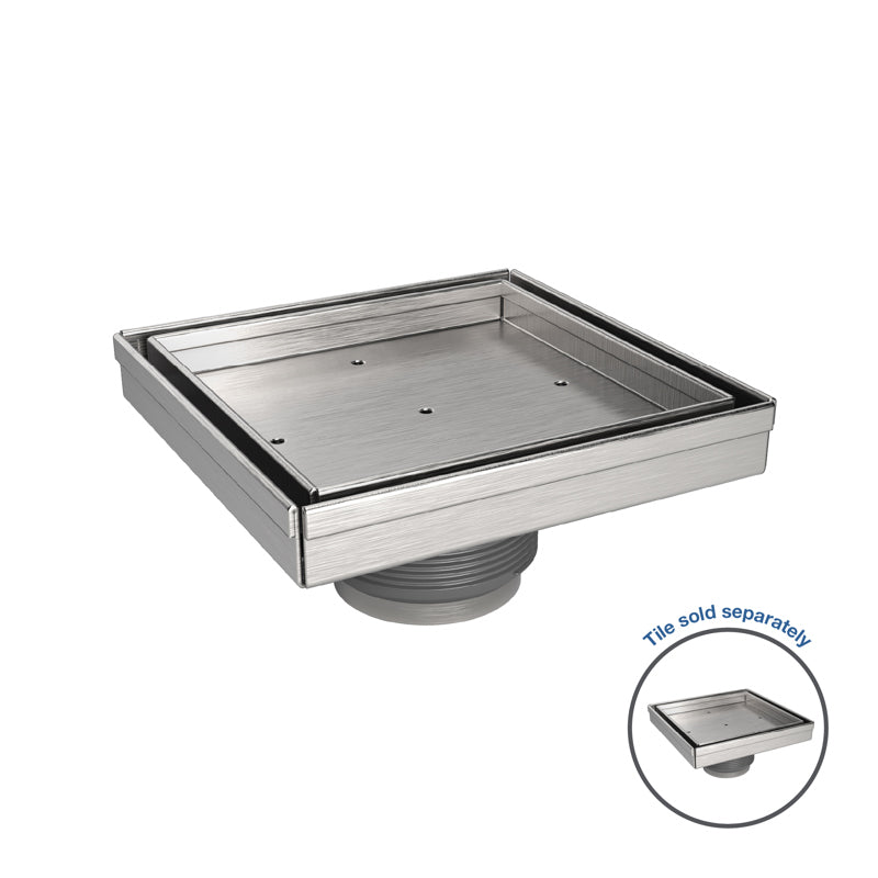 Quickdrain Square Drain Kit Tilein
