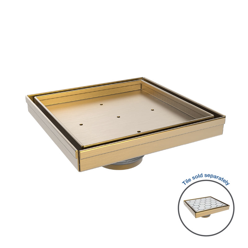 Quickdrain Square Drain Kit Tilein