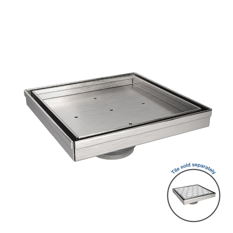 Quickdrain Square Drain Kit Tilein