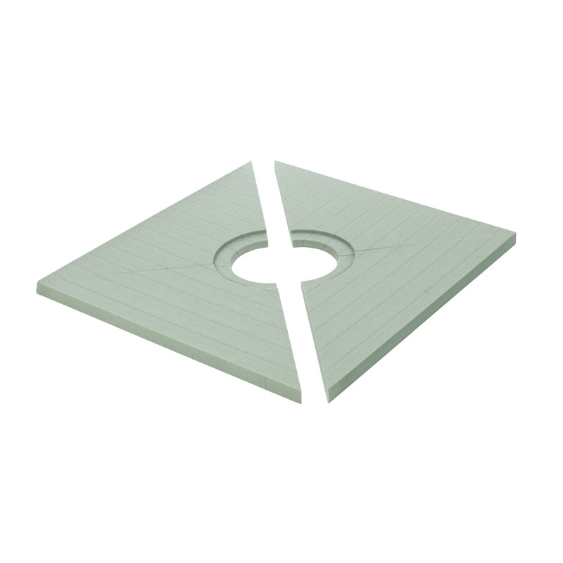 Quickdrain SD3636SA Square Drain Shower Pan 36X36In Small Flange Ada