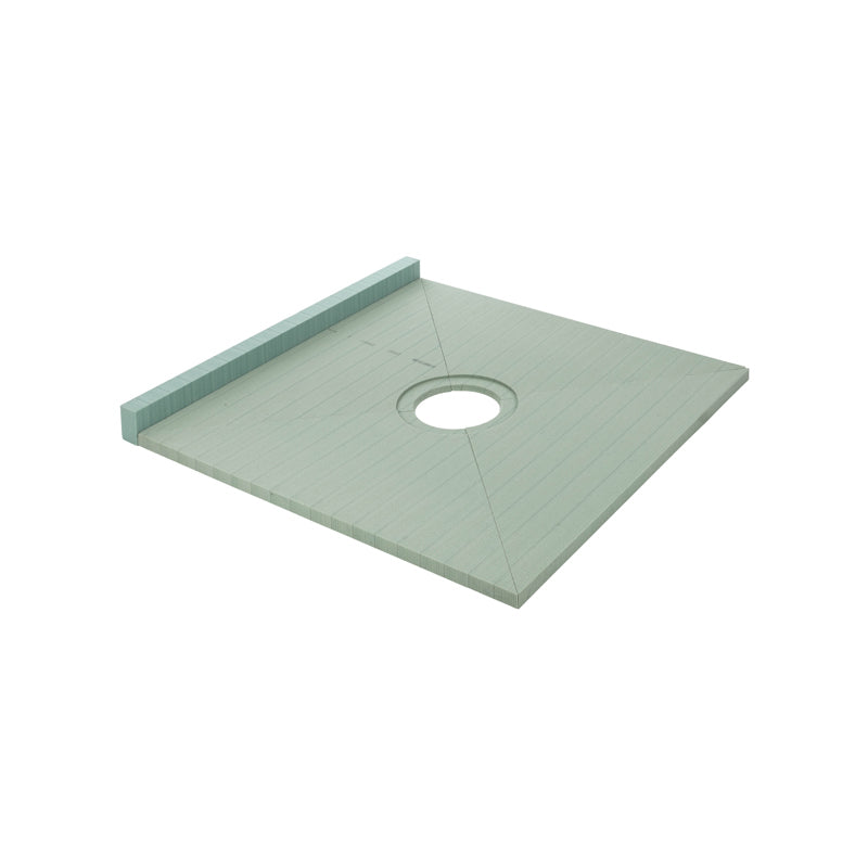 Quickdrain SDP4848L Square Drain Shower Pan 48X48 In Large Flange
