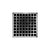 Infinity Drain QD 5-3A 5” x 5” QD 5 - Strainer - Squares Pattern & 4" Throat w/ABS Drain Body 3” Outlet