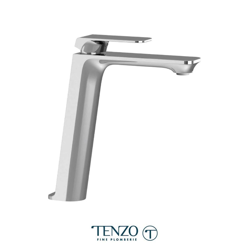 Tenzo QU12-CR Quantum Single Hole Tall Lavatory Faucet Chrome