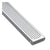 Quartz 37360 Quadrato Stainless Steel Grate 31.50”