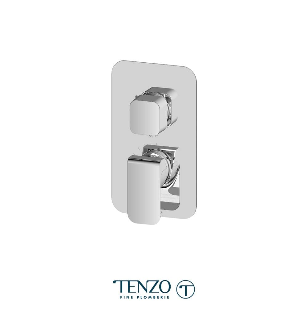 Tenzo QUPB32-CR Quantum T-Box Valve 2 Functions Pressure Balance Chrome Finish