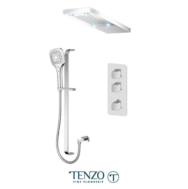 Tenzo QUT42-21230-CR Quantum Extenza Kit 2 Functions Thermo Chrome Finish