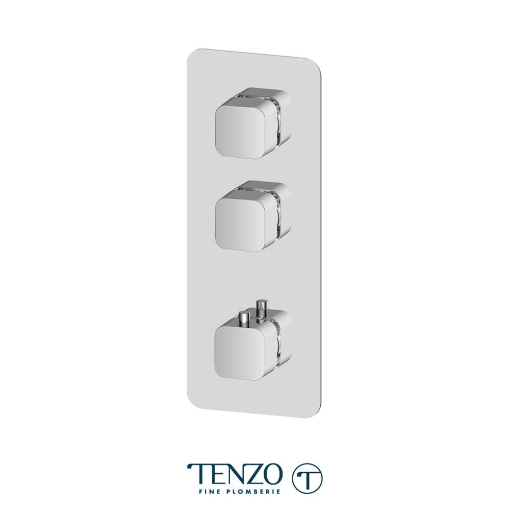 Tenzo QUT42-CR Extenza Valve Quantum Thermo. 2 Functions Chrome