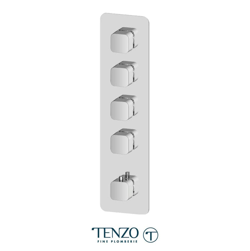 Tenzo QUT44-CR Extenza Valve Quantum Thermo. 4 Functions Chrome