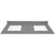 Avanity Lotte Radianz Top with Dual Rectangular Sinks