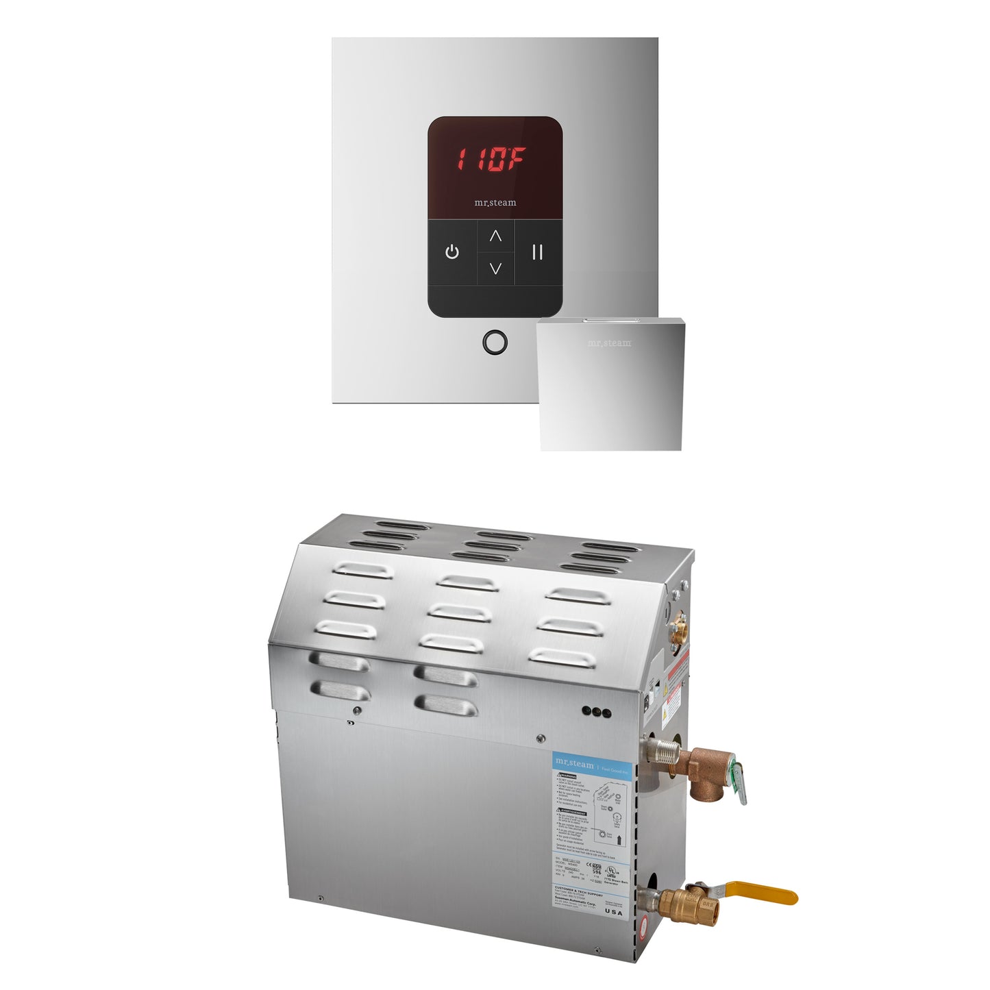 Mr. Steam R06C10B MS 6 kW (6000 W) Steam Shower Generator Package with square iTempo Control - Parent