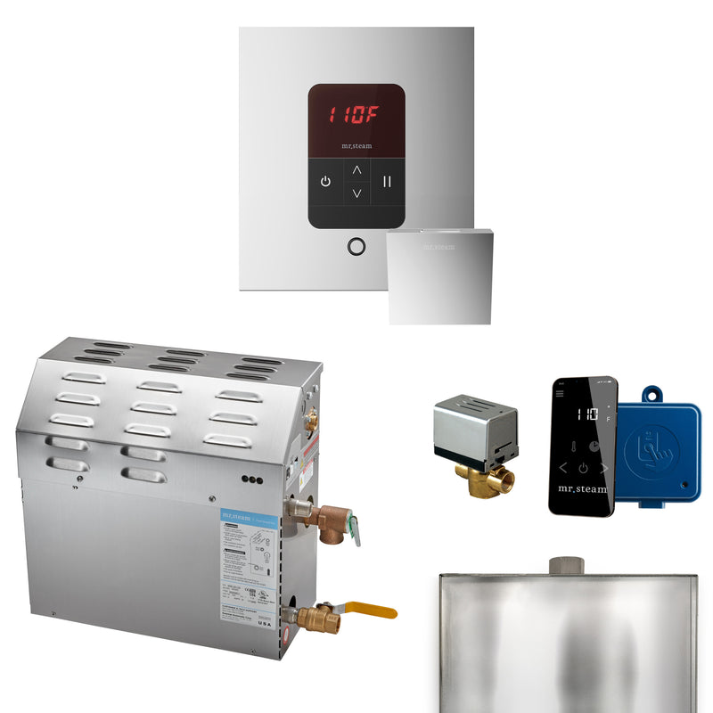 Mr. Steam R06C1AB MS 6 kW (6000 W) Steam Shower Generator Package with square iTempo Control  and Accessories - Parent
