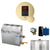 Mr. Steam R07C1AA MS 7.5 kW (7500 W) Steam Shower Generator Package with round iTempo Control  and Accessories