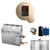 Mr. Steam R07C1AA MS 7.5 kW (7500 W) Steam Shower Generator Package with round iTempo Control  and Accessories