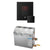 Mr. Steam R09C10B MS 9 kW (9000 W) Steam Shower Generator Package with square iTempo Control