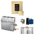 Mr. Steam R09C1AB MS 9 kW (9000 W) Steam Shower Generator Package with square iTempo Control  and Accessories