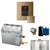 Mr. Steam R12C1AB MS 12 kW (12000 W) Steam Shower Generator Package with square iTempo Control  and Accessories