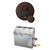 Mr. Steam R15C10A MS 15 kW (15000 W) Steam Shower Generator Package with round iTempo Control