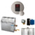 Mr. Steam R15C1AA MS 15 kW (15000 W) Steam Shower Generator Package with round iTempo Control  and Accessories