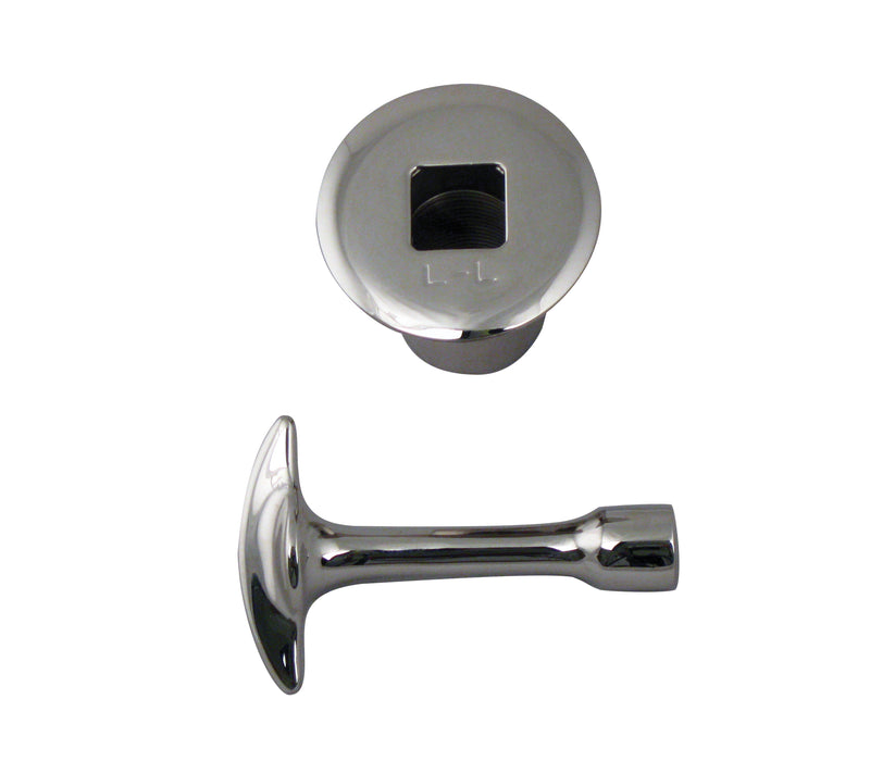 Westbrass R500 Arrow Style Log Lighter Trim Lit for 3/4-Inch NPSM Valves