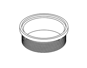 Infinity Drain R 54 5” Round Stainless Steel 4” Throat