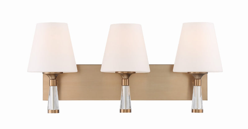 Crystorama RAM-A3403 Ramsey 3 Light Bathroom Vanity