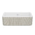 Shaws RC3018 Lancaster 30" Single Bowl Farmhouse Apron Front Fireclay Kitchen Sink With Eucalyptus Design