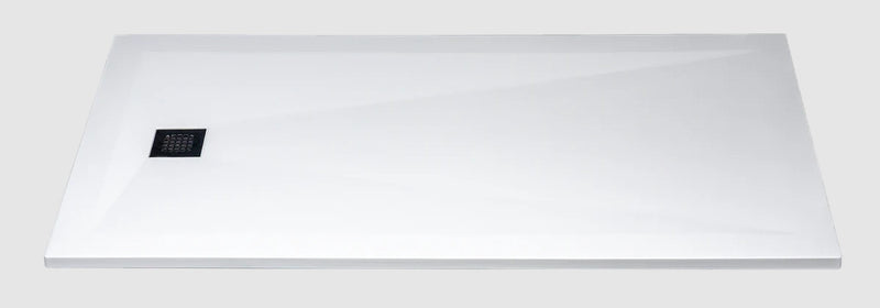 Americh RC6030ED-MW 30" x 60" ROC SS End Drain Shower Base - Matte White