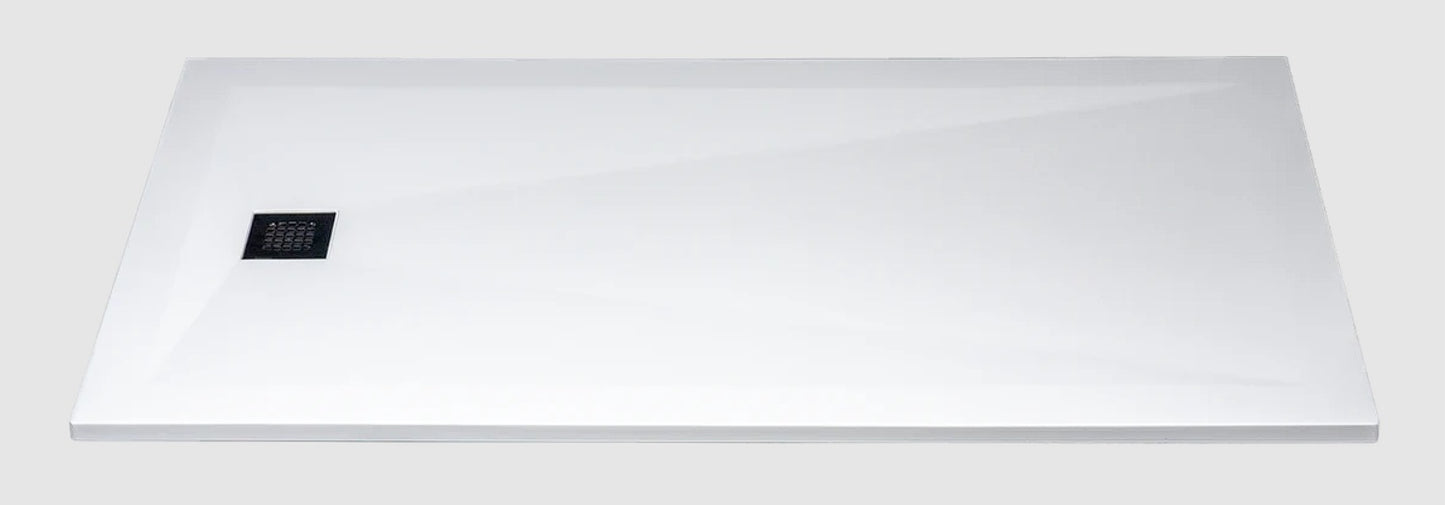 Americh RC6032ED-MW 32" x 60" ROC SS End Drain Shower Base - Matte White