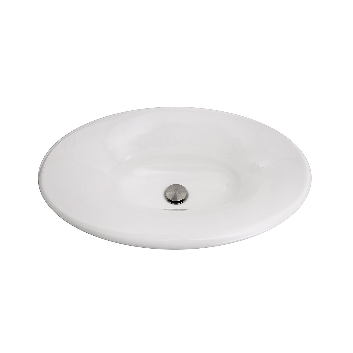 Nantucket Sinks RC70640W Tortola Italian Fireclay Vanity Sink