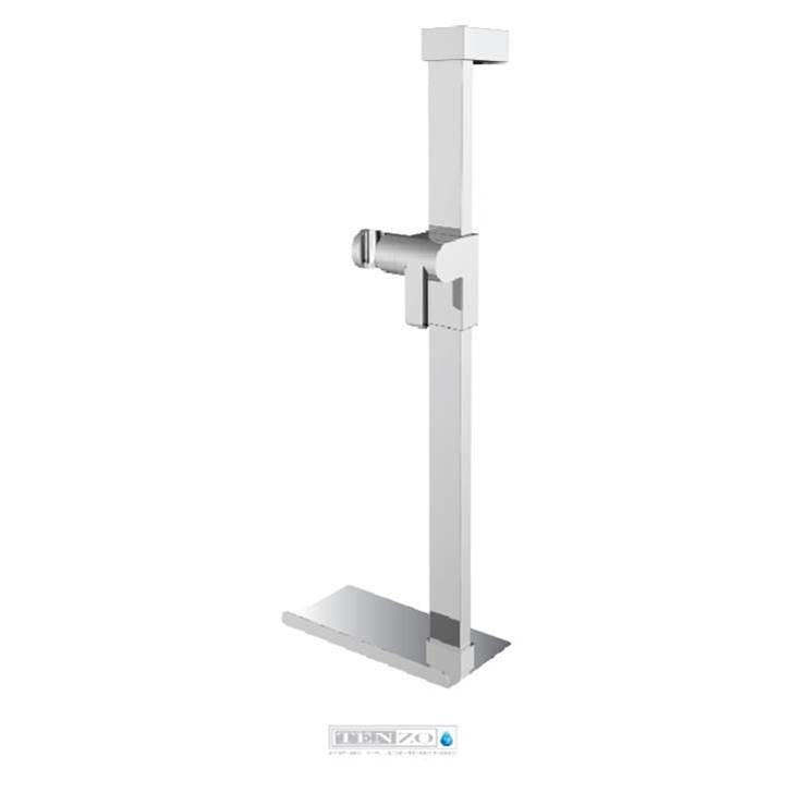 Tenzo RD-34-T-CR Sliding Bar Chrome With Shelf
