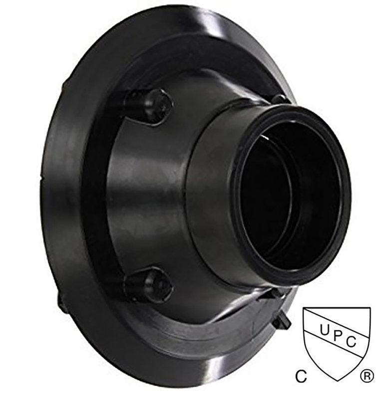 SereneDrains RD-R-ABS ABS Plastic Drain Base With Rubber Fitting