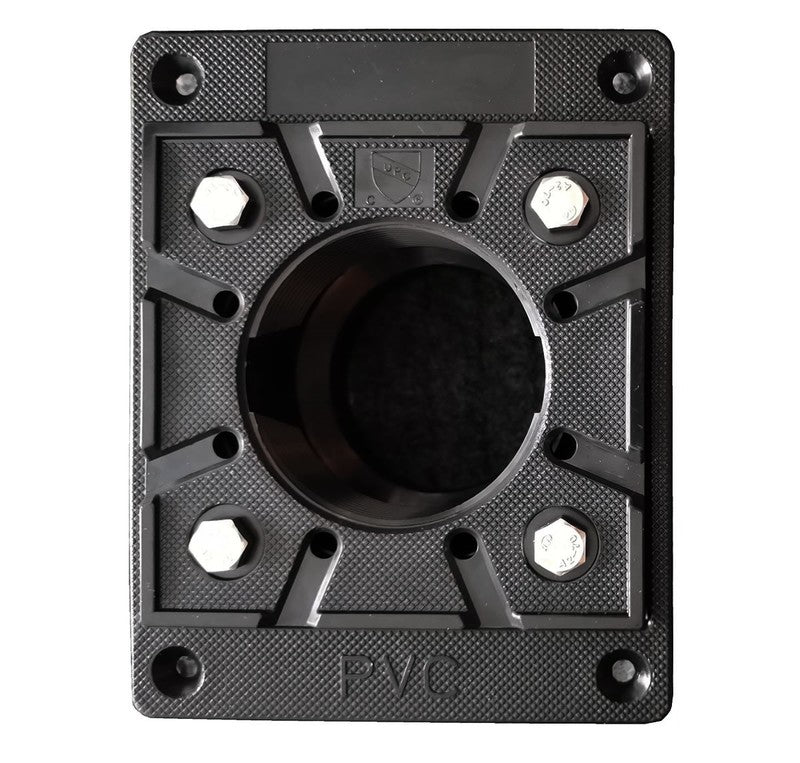 SereneDrains RD-SQ-PVC Square PVC Plastic Drain Base